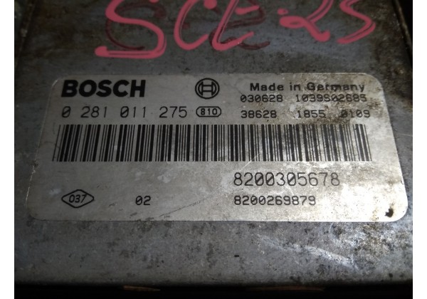 Комплект запалювання Scenic 2, 1.9 DCi, 8200305678, 8200269879, 0281011275, 8200306435, 8200033233